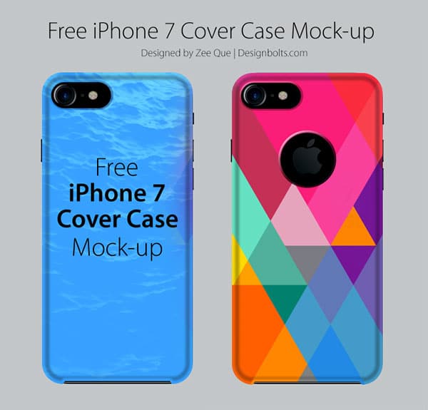 Download iPhone 7 Back Coer PSD Mockup Download for Free - DesignHooks
