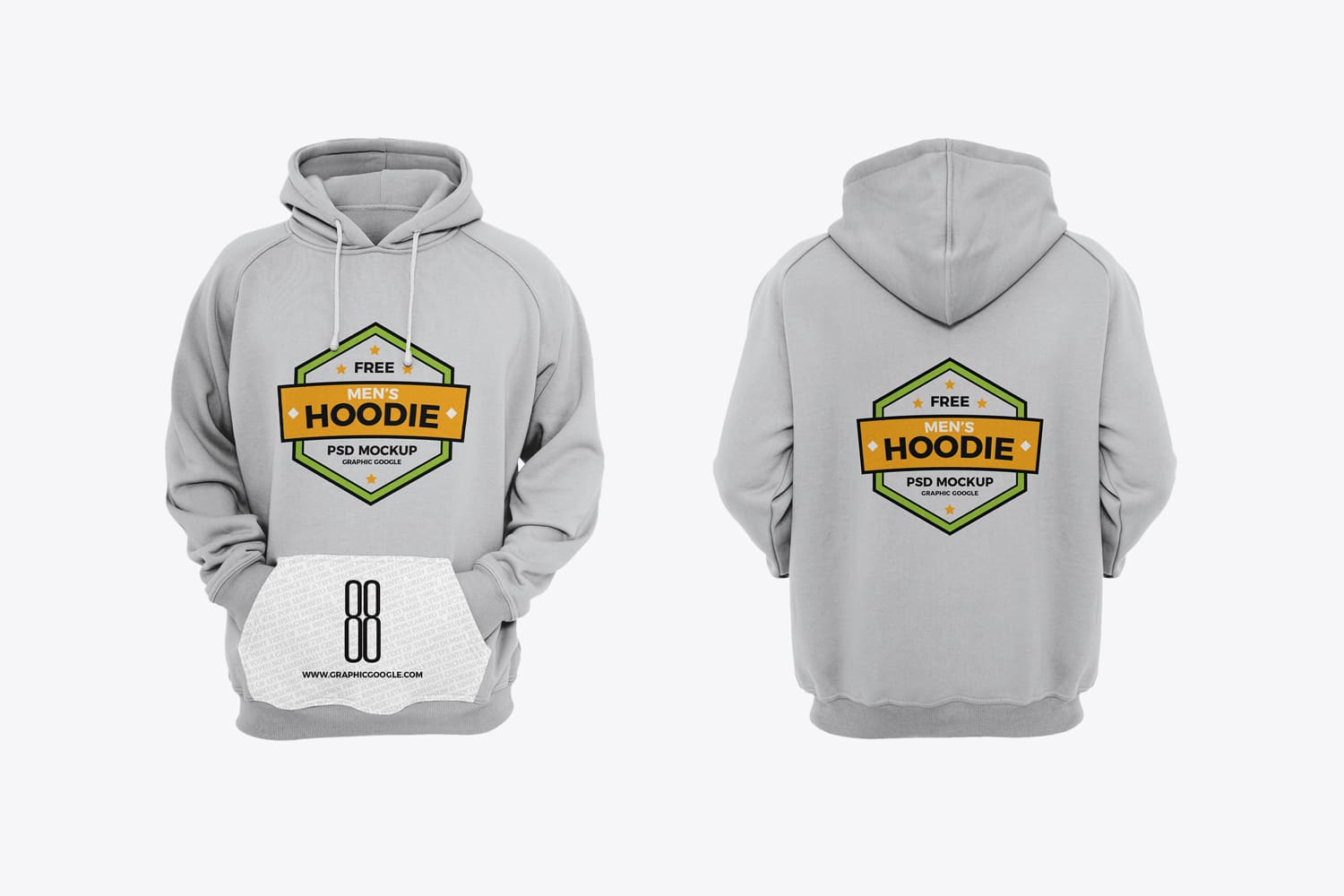 Download Free Cool Mens Hoodie Mockup in PSD - DesignHooks