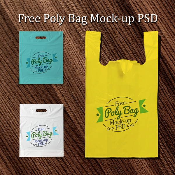 Polythene Bag PSD Mockup Design