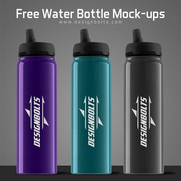 Water Bottle PSD Mockup Download for Free - DesignHooks