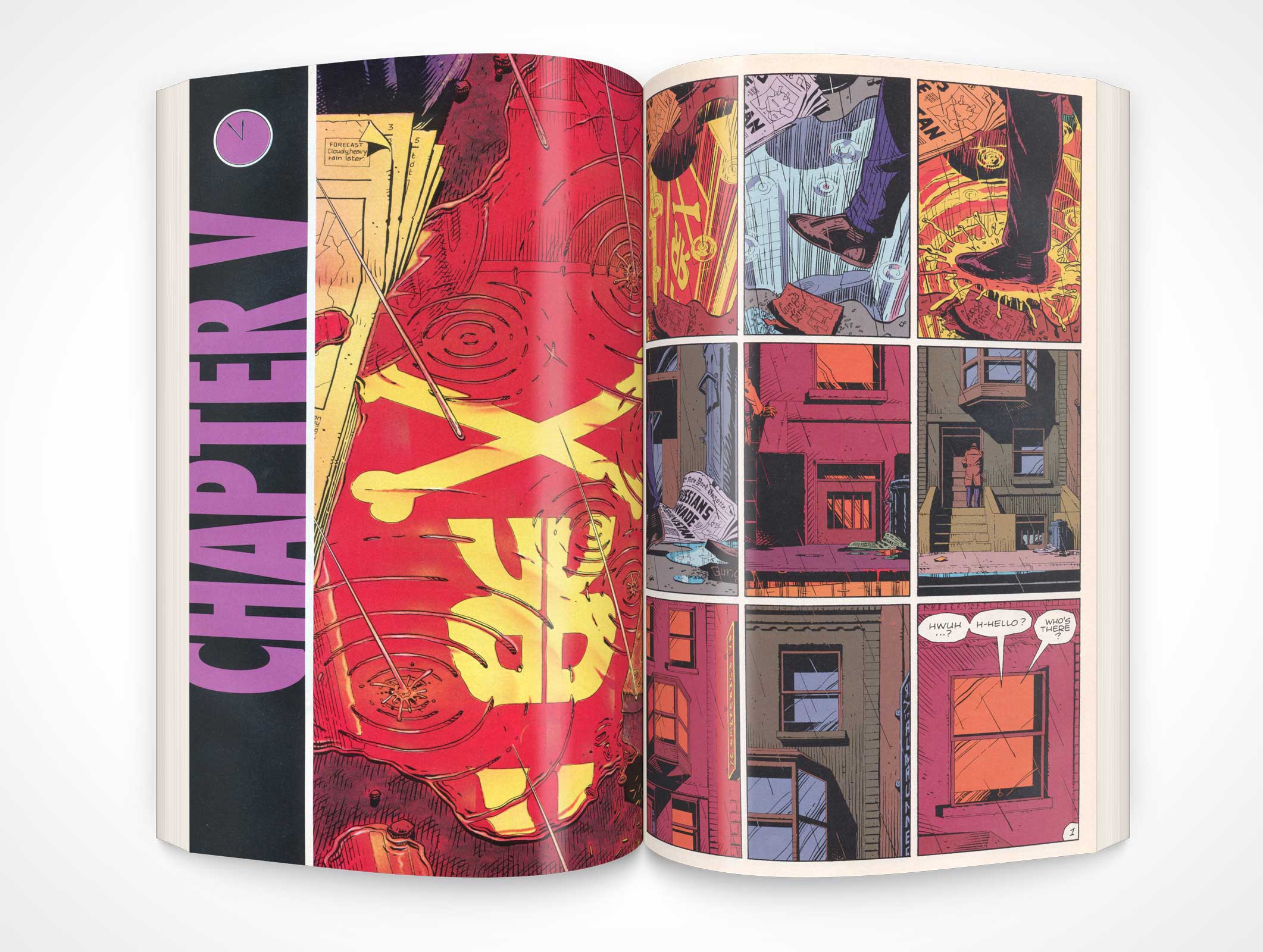 Graphic Novel Vertical Centerfold