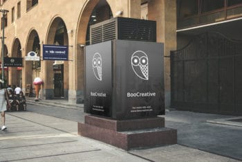 Free Billboard PSD Mockup for Street Advertising