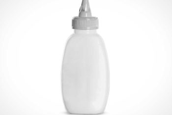 Free Condiment Squeeze Bottle Mockup