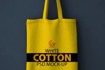 Cotton Bag PSD Mockup for Eco-friendly Packaging Option