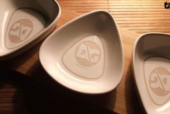 Free Slate Bowl Mockup in PSD