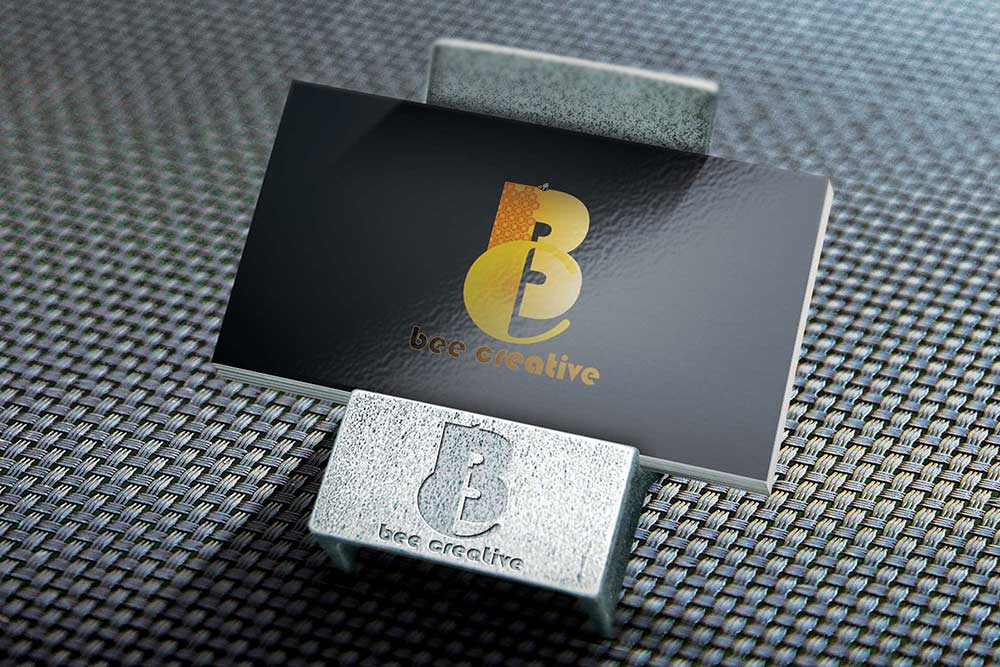 card holder logo mockup