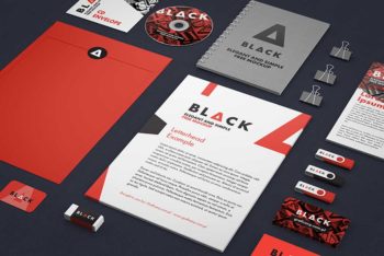 Corporate Identity Mockup in PSD