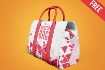 3 Free Handbag Mockups in PSD