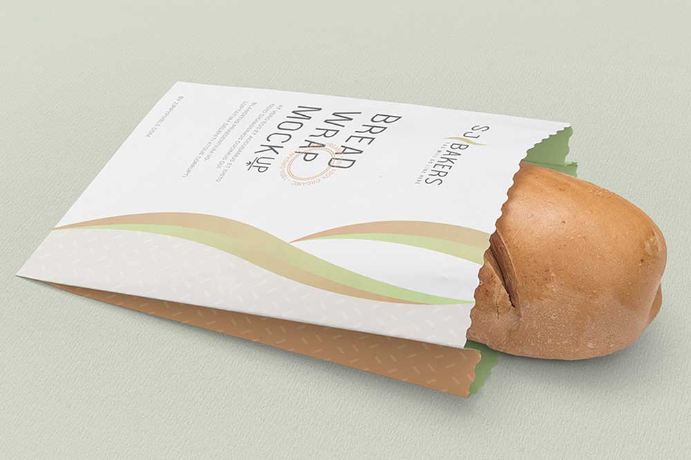 free bread packaging mockup