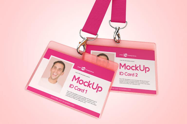 Free Download ID Card Mockup in PSD Designhooks