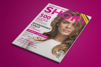 Download This Magazine Mockup Free PSD - Designhooks