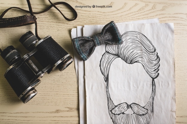 Hipster Travel Concept