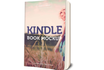 Kindle Paperback Book PSD Mockup for Free