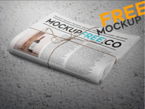 Newspaper PSD Mockup Download For Free - DesignHooks