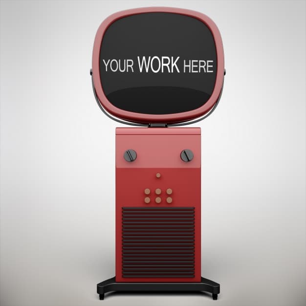 Retrofuturistic Television Set