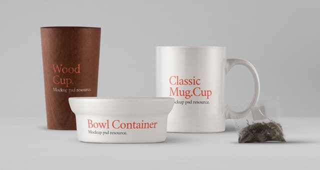 Realistic Tableware Scene