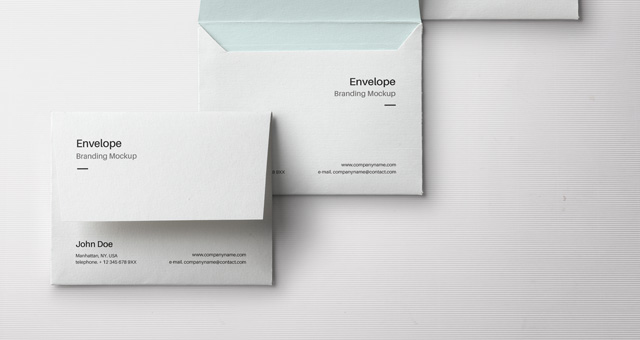 Envelope PSD Mockup Template Download For Free | DesignHooks