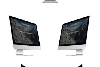 iMac Screen Perspective PSD Mockup – Spectacular Design & Useful Features