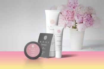 Cosmetic Products Packaging Design Mockup – Available in PSD Format