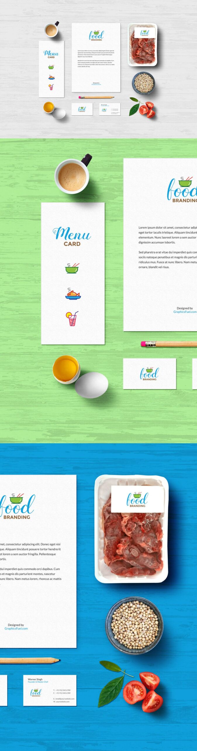 Food Plus Restaurant Branding Scene