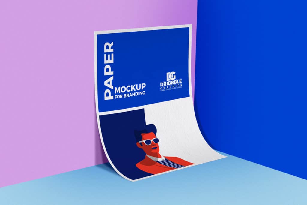 A4 Sized Paper PSD Mockup Download For Free | DesignHooks
