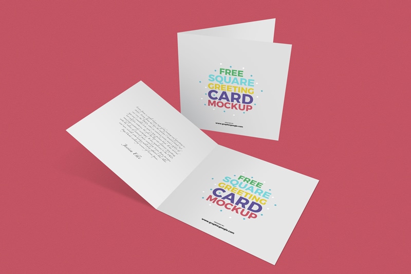 Download Greeting Card PSD Mockup Available For Free | DesignHooks