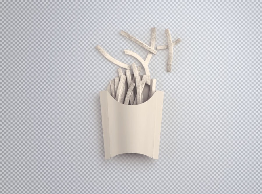 Simple French Fries Packaging