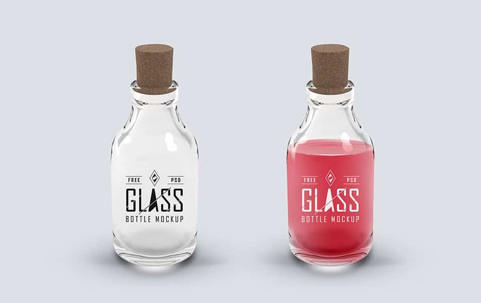 Glass Bottle Plus Cork