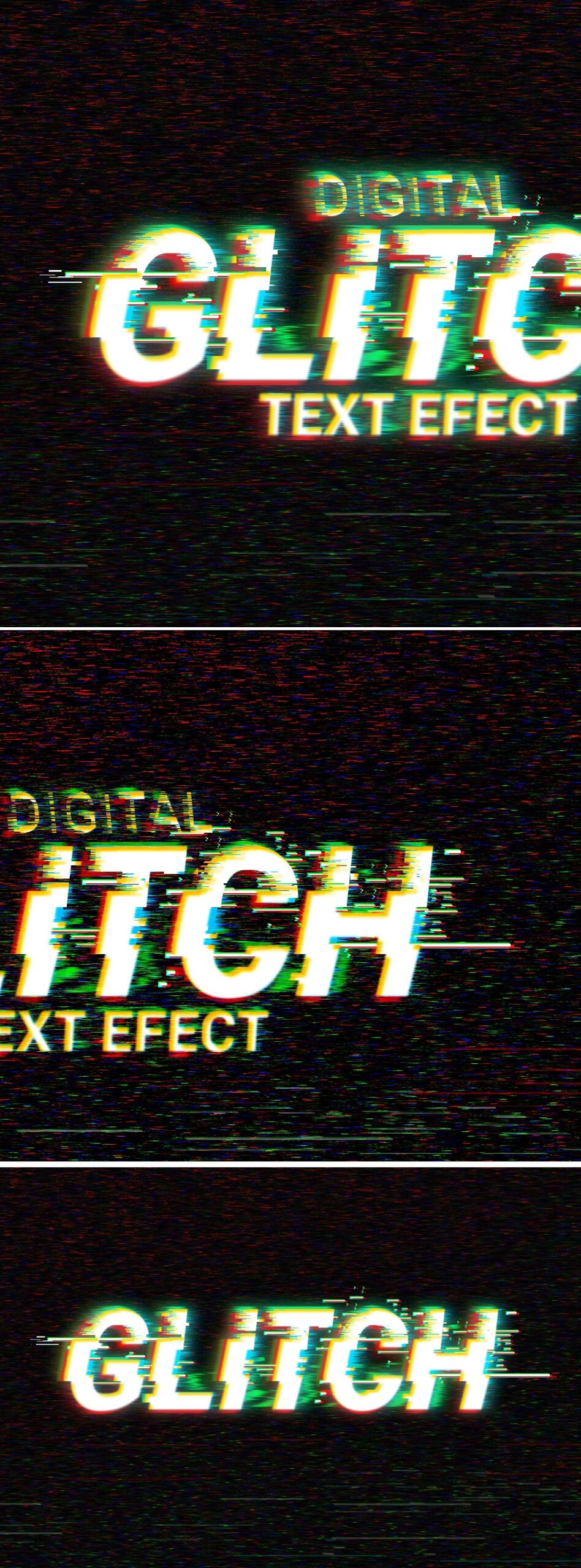 Digital Glitch Effect