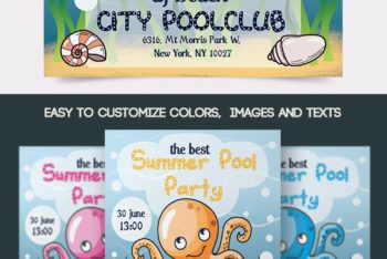 Summer Party Flyer – Available in Ultimate Cool Look