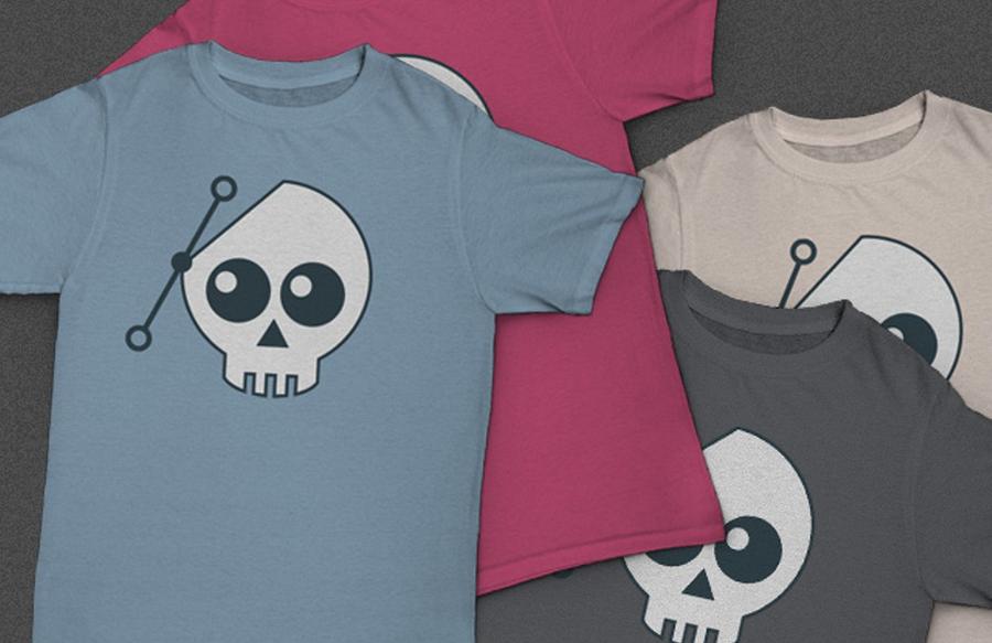 Realistic Shirt Pile Scene