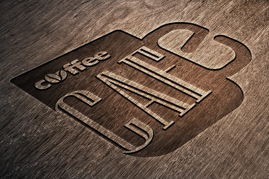 Engraved Wooden Logo