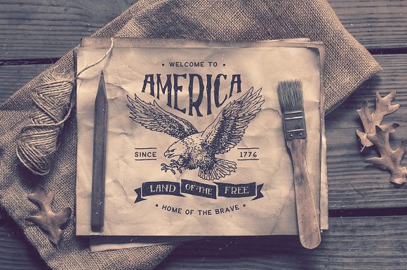 Weathered Paper Logo