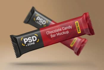 Chocolate Candy Bar Mockup