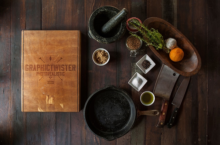 Kitchen Cutting Board Scene