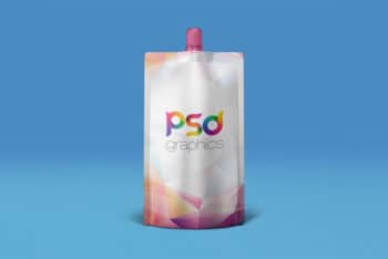 Doypack Foil Bag Mockup