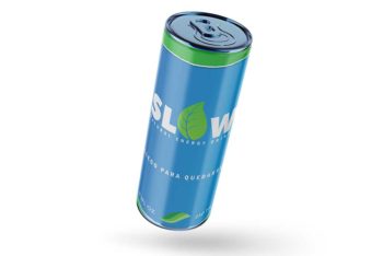 Free Download Energy Drink Can Mockup