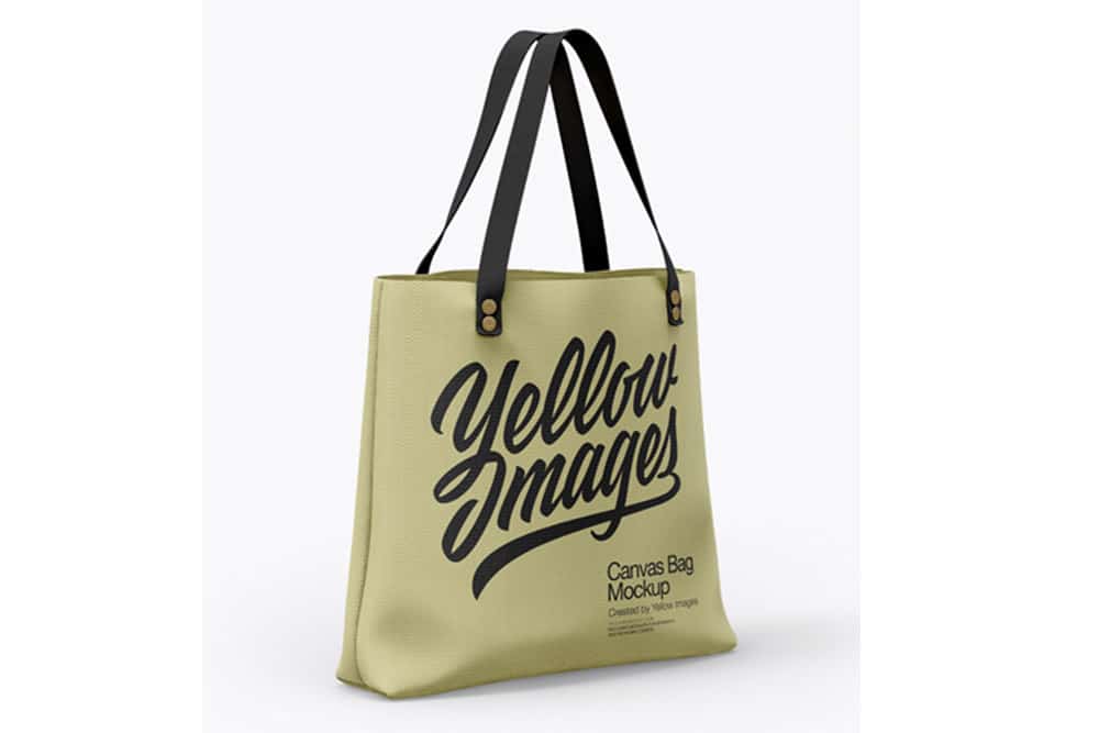 Download This Free Canvas Bag Mockup in PSD - Designhooks
