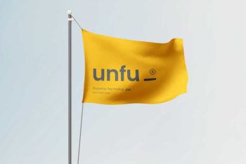 Awesome Free Flag Mockup
