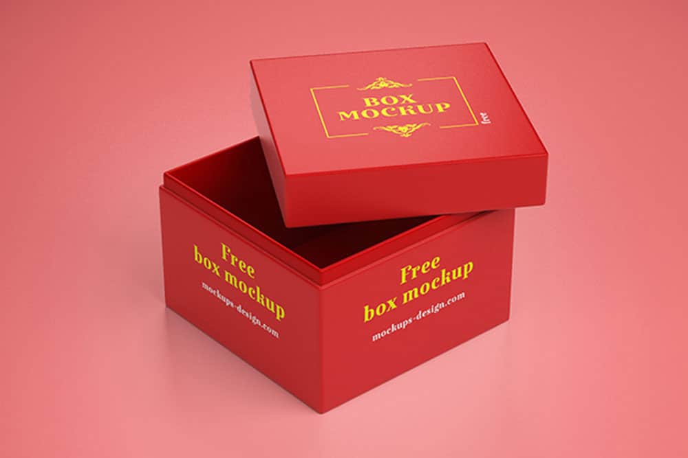 Download Download This Free Gift Box Mockup For Your Graphic Design- Designhooks