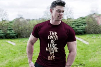 Free Gym Shirt Mockup