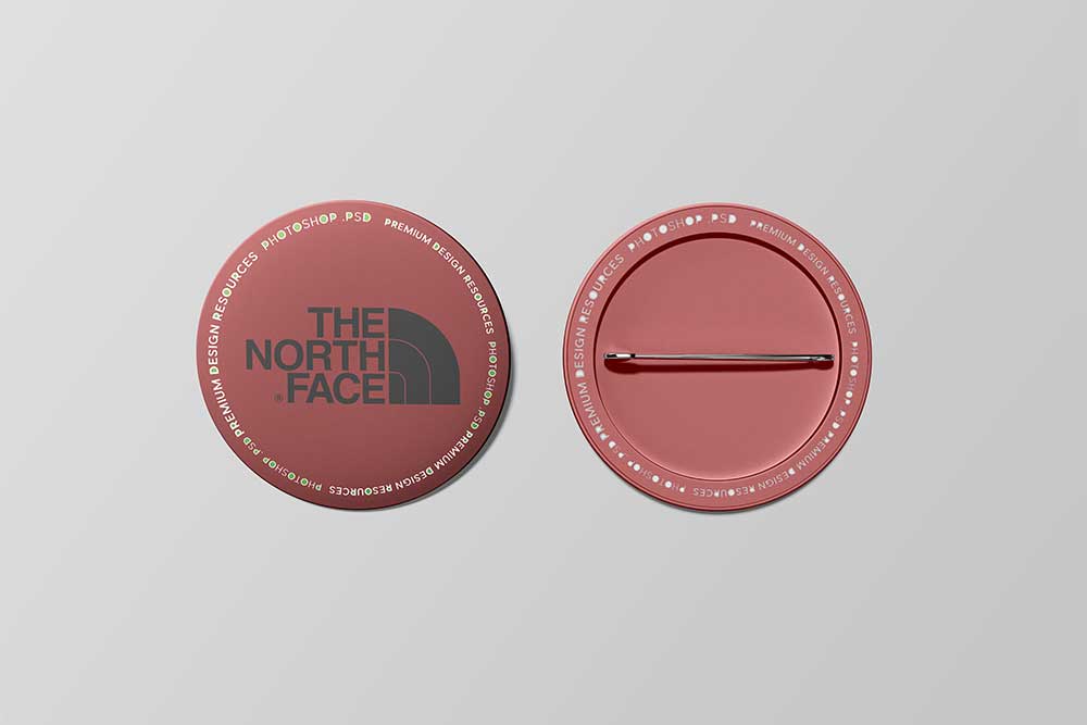 Download Download This Free Pin Badge Mockup In Psd Designhooks