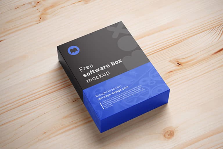 Download Download This Free Software Box Mockup In PSD - Designhooks
