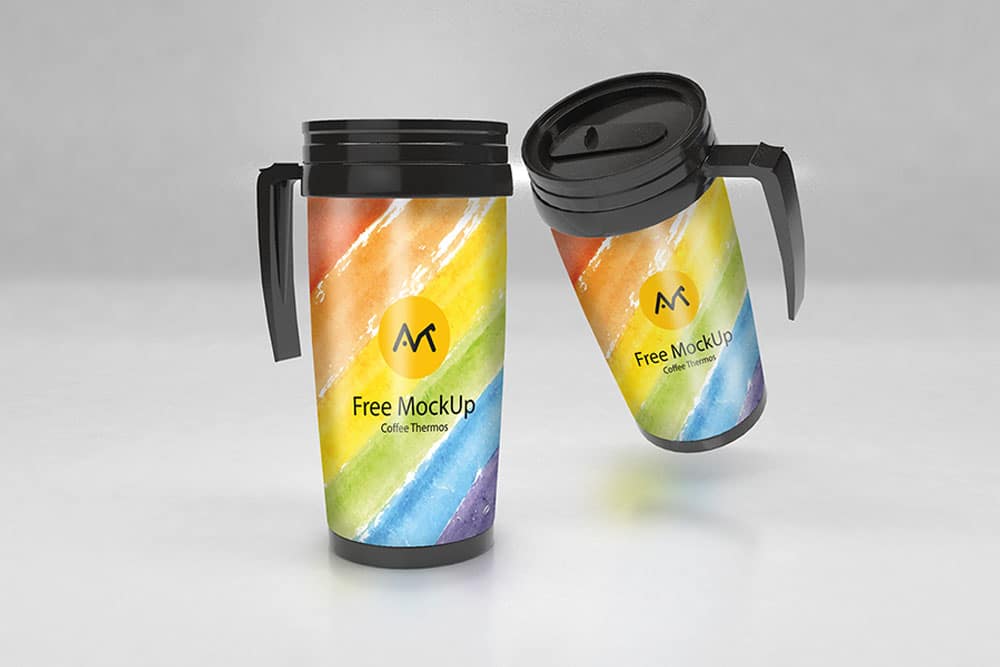 Download Download This Free Thermos PSD Mockup - Designhooks