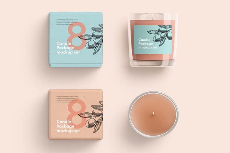 Download Download This Free Glass Candle Mockup In PSD - Designhooks