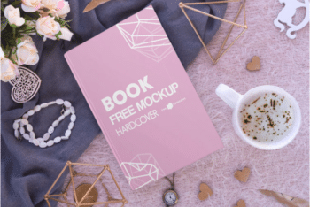 Elegant Looking Hardcover Book Design Mockup