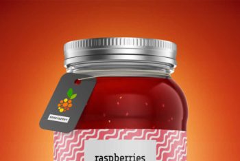 Mason Jar PSD Mockup