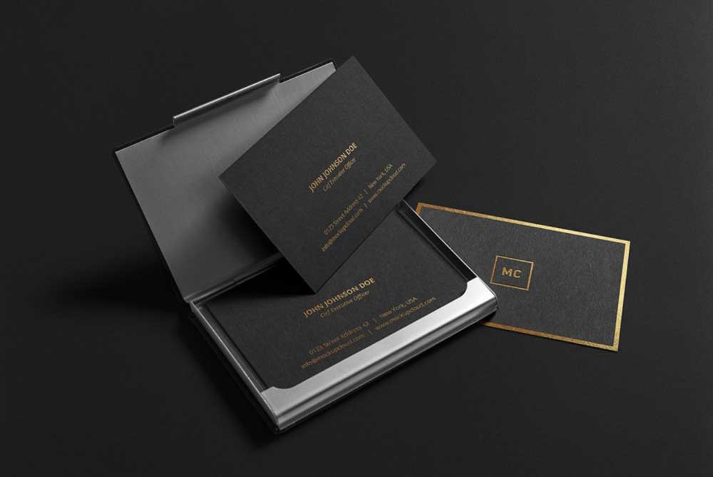 premium business card mockup