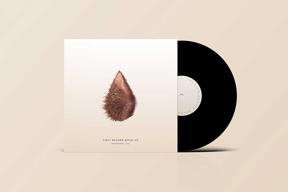 free download vinyl record mockup