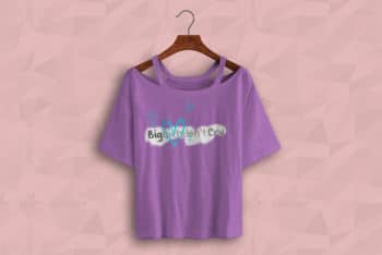 Women Crop Top Mockup